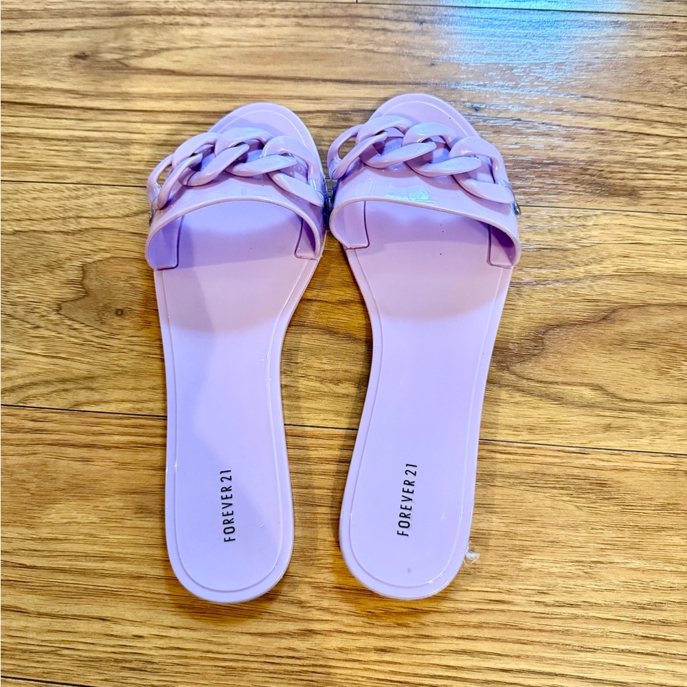 Forever 21 Purple Sandals Chic and Comfortable